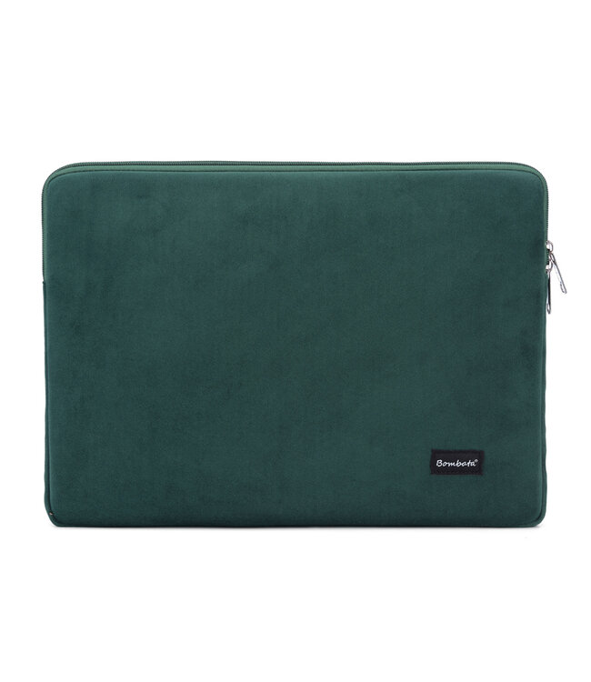 Bombata Universele Velvet Laptophoes Sleeve - 15.6 inch / 16 inch - Groen