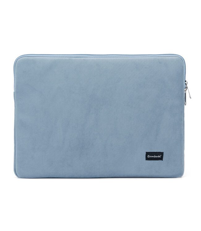 Bombata Universele Velvet Laptophoes Sleeve - 15.6 inch / 16 inch - Licht Blauw