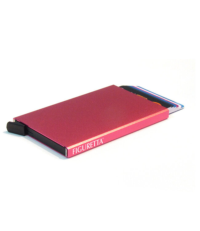Figuretta Aluminium Hardcase RFID Cardprotector Rood