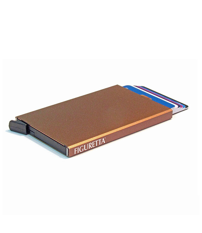 Figuretta Aluminium Hardcase RFID Cardprotector Brons
