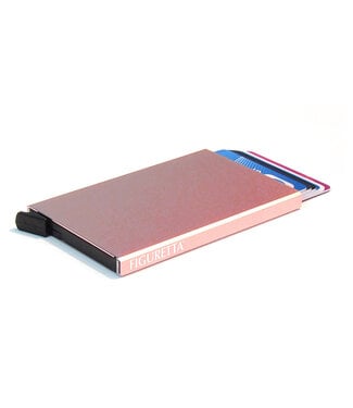 Figuretta Aluminium Hardcase RFID Cardprotector Roze