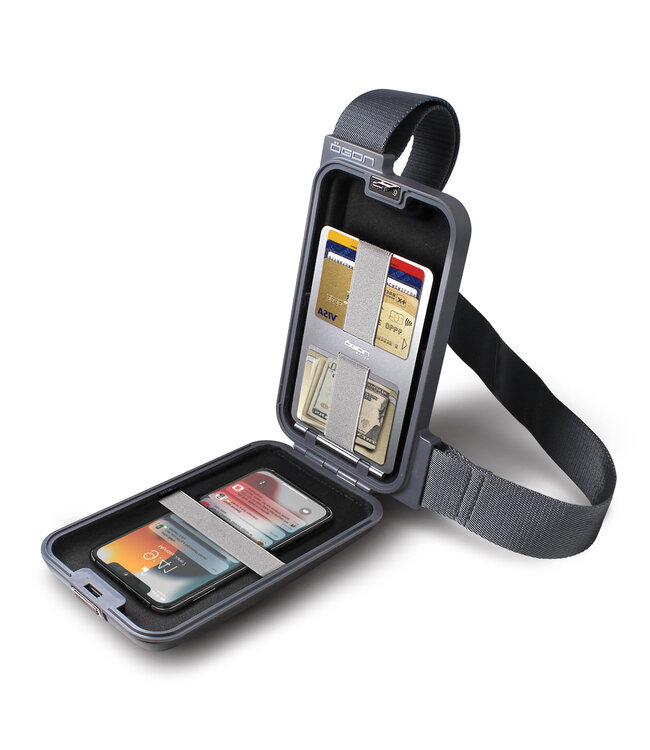 Ögon Designs Phone Bag Aluminium Telefoontas - Sling Bag - Donkerblauw