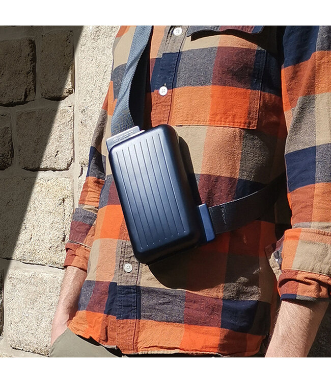 Ögon Designs Phone Bag Aluminium Telefoontas - Sling Bag - Donkerblauw