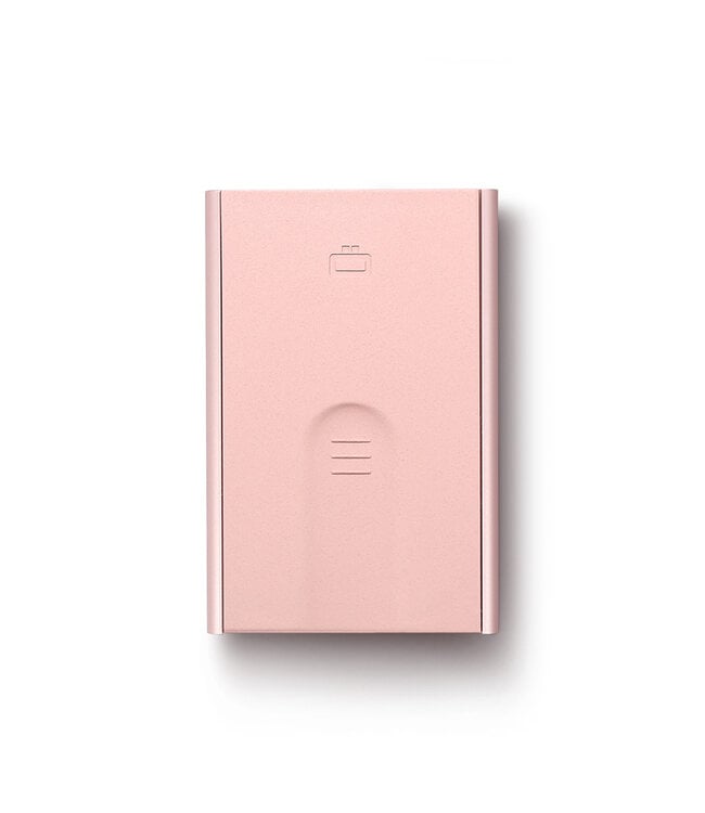 Ögon Designs Slider Pasjeshouder - 6 pasjes - Aluminium Creditcardhouder - RFID Anti-Skim - Roze