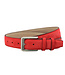 Houtkamp Suede Pantalon Riem Leer Unisex - Rood
