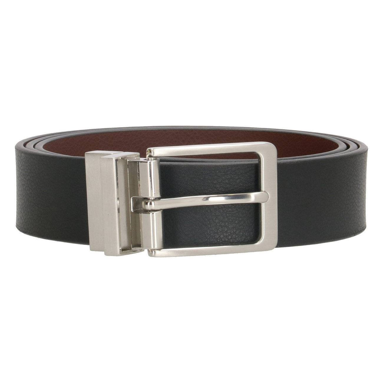 Bruine, leren riem - De Ridder schoenen