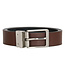 DD Exclusive Draaibare Leren Unisex Riem - Reversible Belt - Dames en Heren - Echt Leer - Zwart en Bruin