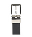 DD Exclusive Draaibare Leren Unisex Riem - Reversible Belt - Dames en Heren - Echt Leer - Zwart en Bruin