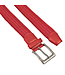 Landley Elastische Riem met Gevlochten Stretch Elastiek – Dames / Heren - Rood