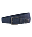 Landley Elastische Gevlochten Stretch Riemen Duopack - Voordeelset met 2 riemen - Dames en Heren - Blauw