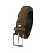 Landley Suède Leren Heren Riem - Pantalon Riem Leer - Broekriem Mannen - Bruin