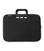 Bombata 15 tot 16 inch Laptoptas 'Velluto' - 15.6 inch / 16 inch - Ribfluweel Stof - Zwart