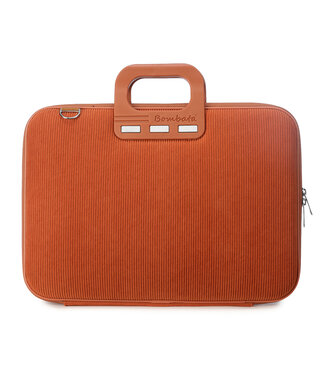 Bombata Velluto 15.6 / 16 inch Laptoptas Ribfluweel Oranje Bombata Velluto 15.6 / 16 inch Laptoptas Ribfluweel Oranje