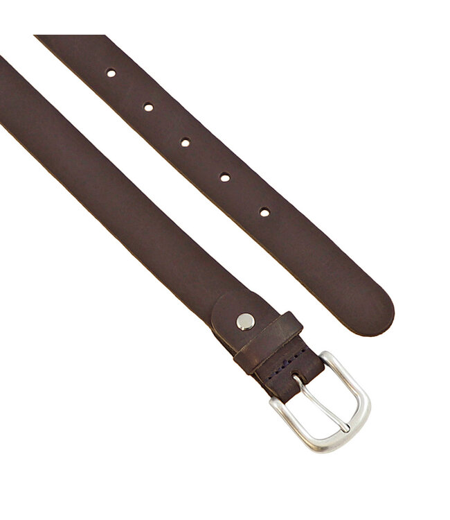 Landley Dames Riem Leer Bruin – Breedte 3 cm – Leren Vrouwen Riem