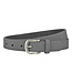 Landley Dames Riem Leer Grijs – Breedte 3 cm – Leren Vrouwen Riem