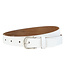 Landley Dames Riem Leer Wit – Breedte 3 cm – Leren Vrouwen Riem