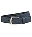 Landley Nette Leren Jeans Riem Blauw - Dames en Heren - 3.5 cm Breed - Echt Leer - Casual Pantalon Riem