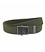 Landley Elastische XXL Canvas Riem Groen - Lange Stretch Koppelriem - Dames en Heren - Zelf op maat maken - Totale lengte 175 cm - Tot taillemaat 160