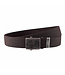 Landley Elastische XXL Canvas Riem Bruin - Lange Stretch Koppelriem - Dames en Heren - Zelf op maat maken - Totale lengte 175 cm - Tot taillemaat 160