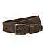 Landley Bruine Leren Riem voor Dames en Heren - Unisex Jeansriem - 4 cm - Leer - Bruin