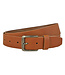 Landley Cognac Leren Riem voor Dames en Heren - Unisex Jeansriem - 4 cm - Leer - Cognac