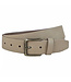 Landley Taupe Leren Riem voor Dames en Heren - Unisex Jeansriem - 4 cm - Leer - Taupe