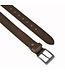 Landley Dames / Heren Riem extra Lang - Echt Leer - XXL uitvoering - Bruin - Totale lengte 165 cm / Geschikt tot maat 150