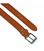 Landley Dames / Heren Riem extra Lang - Echt Leer - XXL uitvoering - Cognac - Totale lengte 165 cm / Geschikt tot maat 150
