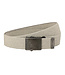 Landley Elastische XXL Canvas Riem Beige - Lange Stretch Koppelriem - Dames en Heren - Zelf op maat maken - Totale lengte 175 cm - Tot taillemaat 160