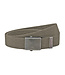 Landley Elastische XXL Canvas Riem Taupe - Lange Stretch Koppelriem - Dames en Heren - Zelf op maat maken - Totale lengte 175 cm - Tot taillemaat 160