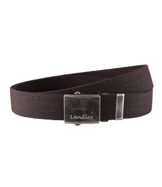 Landley Canvas Riem Schuifgesp Koppelriem - Bruin