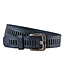 Houtkamp Unisex Geperforeerde Riem Leer - Blauw