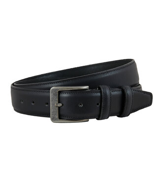 Landley Nette Premium Leren Heren Riem - 4 cm - Zwart