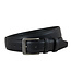 Landley Nette Premium Heren Riem - Breedte 4 cm - Brede Pantalon Riem - Hoogwaardig Volnerf Leer Broekriem - Zwart