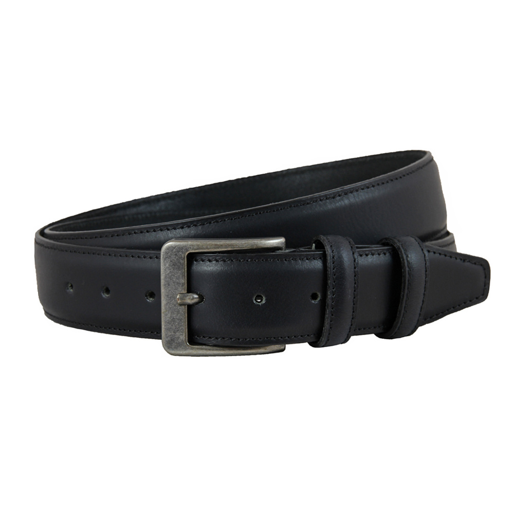 Cartvelli Echt leren riem heren zwart 40 mm Made in Germany