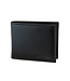 Landley Heren Portemonnee Billfold Leer Compact - Formaat M - RFID - Soepel Nappa Leder - Zwart