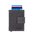 Figuretta Card Protector Hunter Pull-up Leder met rits - Antraciet