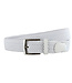 Landley Elastische Riem met Gevlochten Stretch Elastiek – Dames / Heren - Wit