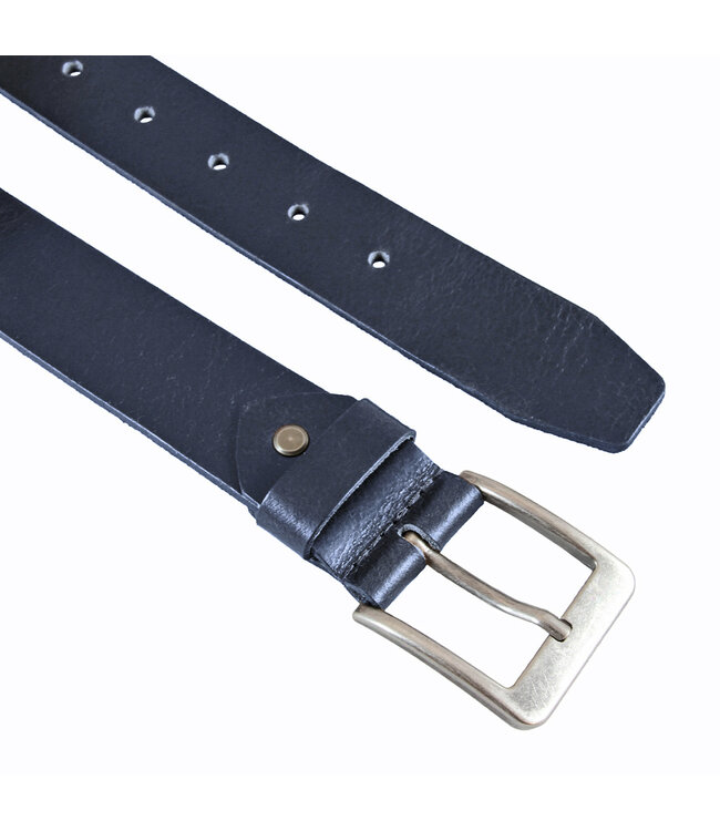 Landley Casual Leren Jeans Riem - Dames / Heren - Broekriem - Echt Leer - Blauw