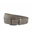Landley Dames / Heren Jeans Riem echt Leer - Taupe / Grijs