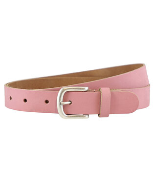 Landley Leren Dames Riem - Leer - 3 cm - Oud Roze