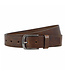 Landley Leren Unisex Riem - Dames en Heren - Luxe Jeansriem - Volnerf Leer - Bruin