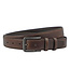 Houtkamp Luxe Heren Riem Volnerf Leer Bruin - Nette Broekriem - Pantalon Riem - 3.5 cm - Echt Leer
