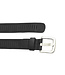 Houtkamp Leren Geperforeerde Werkriem - Ergonomische Werkbroek Riem - Workwear - Bedrijfskleding Riem - Leer - Zwart