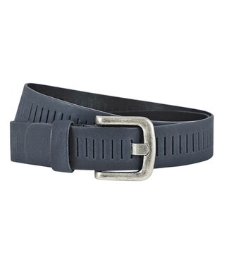 Houtkamp Geperforeerde Werkriem - Werkbroek Riem - Leer - Blauw