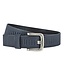 Houtkamp Leren Geperforeerde Werkriem - Ergonomische Werkbroek Riem - Workwear - Bedrijfskleding Riem - Leer - Blauw