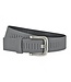 Houtkamp Leren Geperforeerde Werkriem - Ergonomische Werkbroek Riem - Workwear - Bedrijfskleding Riem - Leer - Grijs