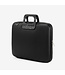 Bombata Trama Laptoptas met Vlechtpatroon - 13 / 14 inch - Dames en Heren - Zwart