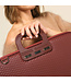 Bombata Trama Laptoptas met Vlechtpatroon - 13 / 14 inch - Dames - Bordeaux Rood