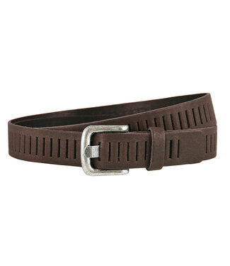 Landley Leren Geperforeerde Kinderriem - 3 cm - Bruin